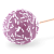Кейк-попсы фиолетовые малиновые