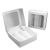 Коробка МГК 9-15-18 макарун белая
