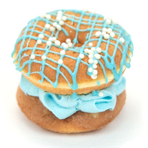 Пончики голубые кокосовые