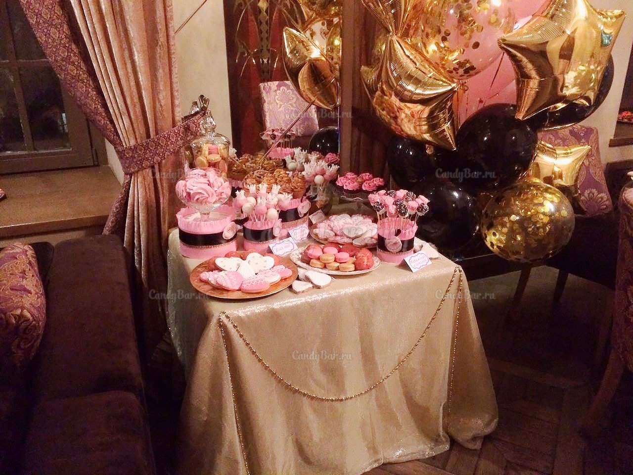 Детский сладкий стол для девочки на день рождения