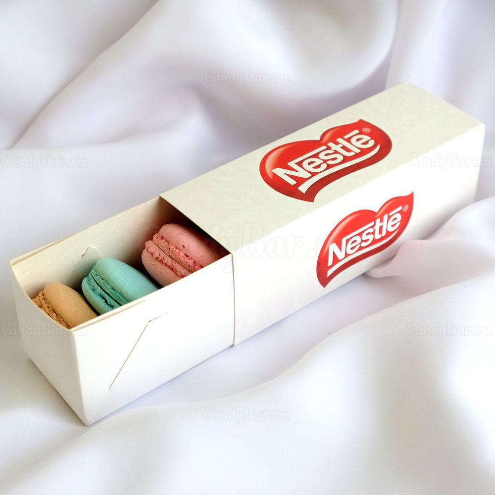 Сладкий подарочный набор от Nestle - брендирование упаковки