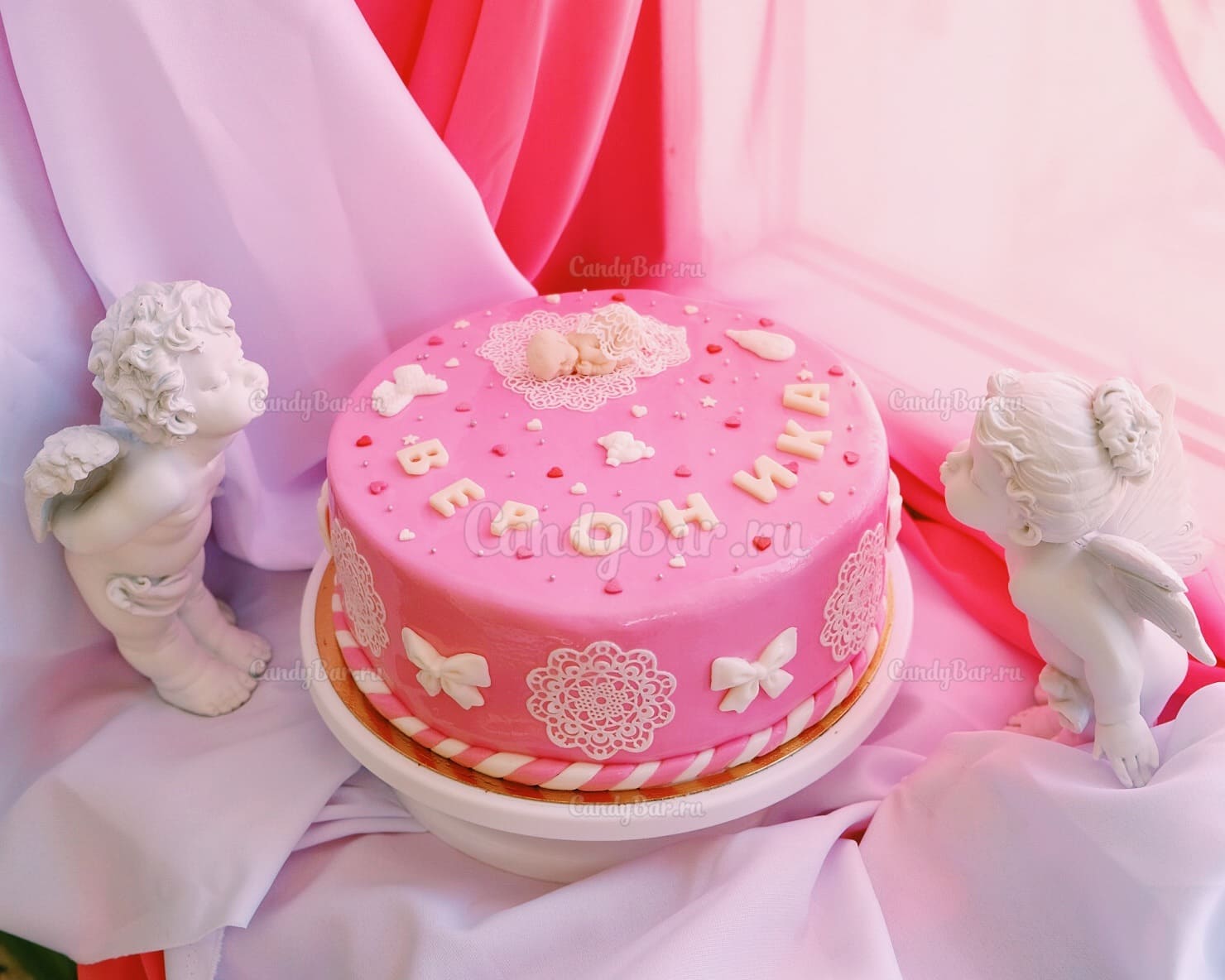 Именной торт на день рождения Вероники