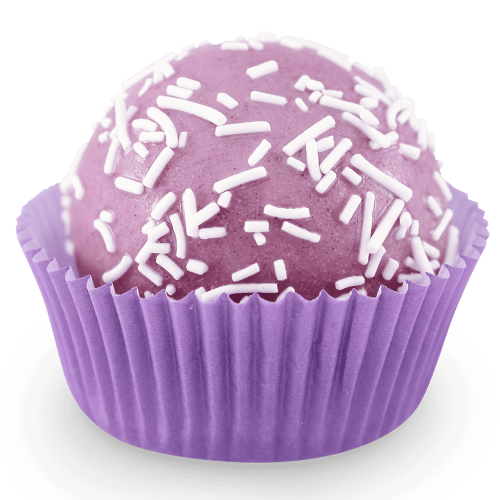 Кейк-боллы фиолетовые малиновые