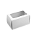 Коробка 3 макарун белая (вертикально)