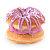 Пончики фиолетовые черничные
