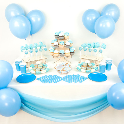 Кэнди бар «своими руками» — 108 десертов и декор, цвет голубой