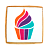 Печенье с логотипом квадрат