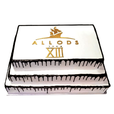 Торт с логотипом Аллодс