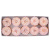 Пончики нежно-розовые сливочные