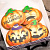 Набор печенья на Хеллоуин "Тыквы" 4 шт