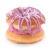 Пончики фиолетовые черничные