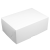 Коробка на 6 капкейков белая без окна