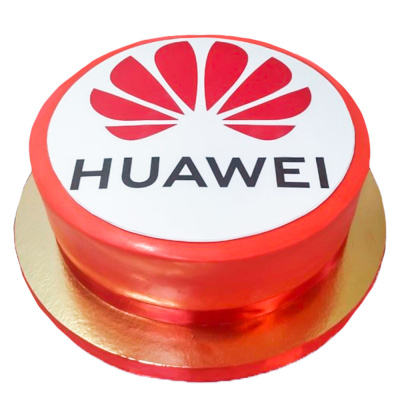 Торт брендированный с лого Huawei