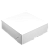 Коробка 9-18 макарун квадратная белая 