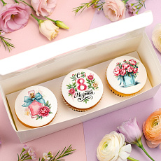 Капкейки "Французский поцелуй" - 3 шт.