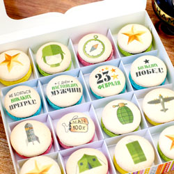 Макаруны на 23 февраля