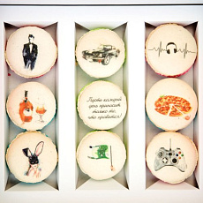 Макаруны "То, что нравится" 9 шт