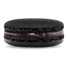 Макаруны черные шоколадные