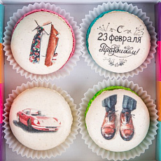 Макаруны "Для деловых людей" 4 шт